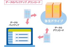 image データのバックアップ、ダウンロード