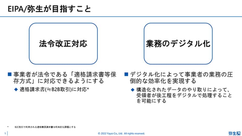 EIPA/弥生が目指すこと