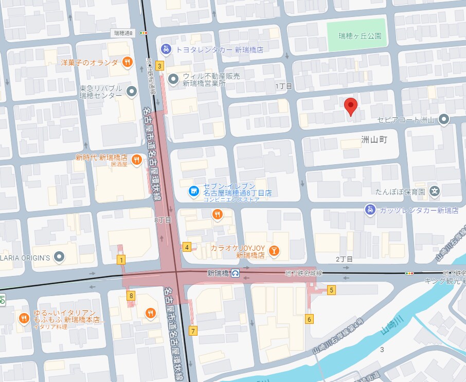 名古屋会場地図